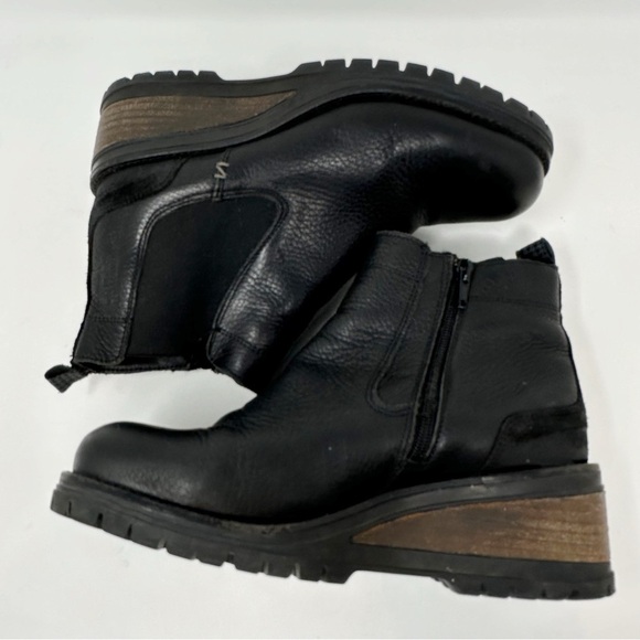 Bull Boxer Wedge Leather Ankle Boots - Picture 7 of 10